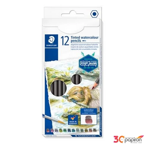 Színes ceruza 12 Staedtler Akvarell Hatszögletű, Tinted 146 10T TS14610TC11