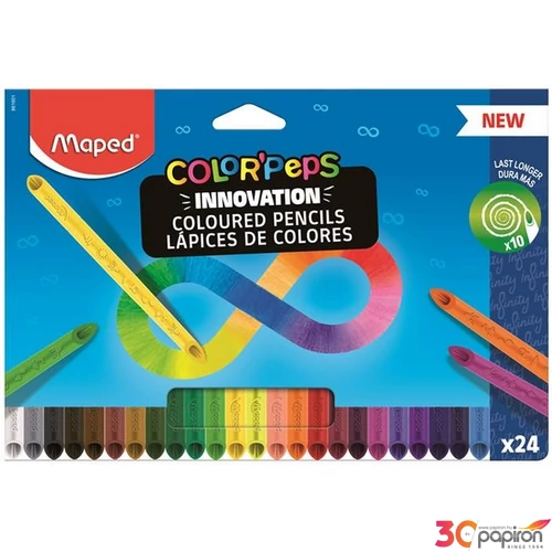 Színes ceruza 24-es Maped Háromszögletű, Color`Peps Infinity IMA861601