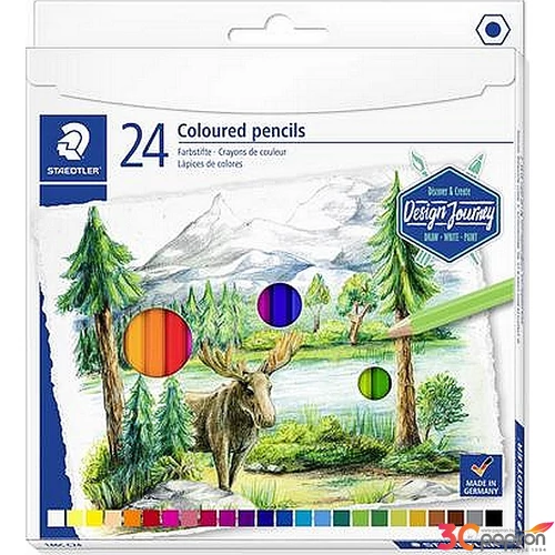 Színes ceruza 24 Staedtler Design Journey hatszögletű 24színű Írószerek STAEDTLER 146C C24