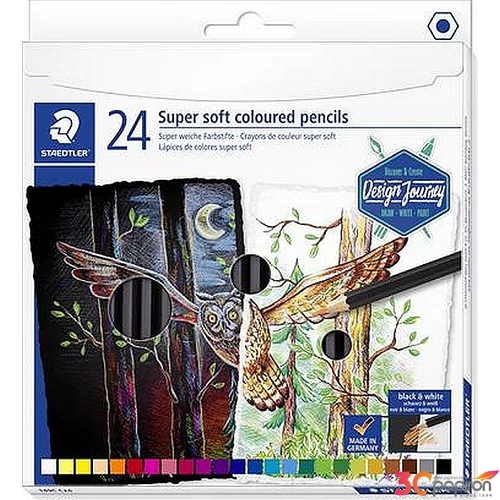 Színes ceruza 24 Staedtler Design Journey Super Soft 24színű Írószerek STAEDTLER 149C C24