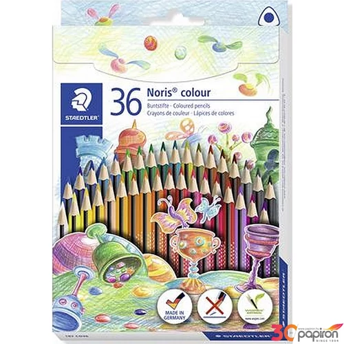 Színes ceruza 36 Staedtler Noris Club háromszögletű 36színű Írószerek STAEDTLER 187 CD36