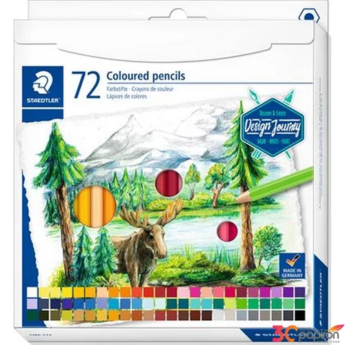 Színes ceruza 72 Staedtler Design Journey hatszögletű Írószerek STAEDTLER 146C C72