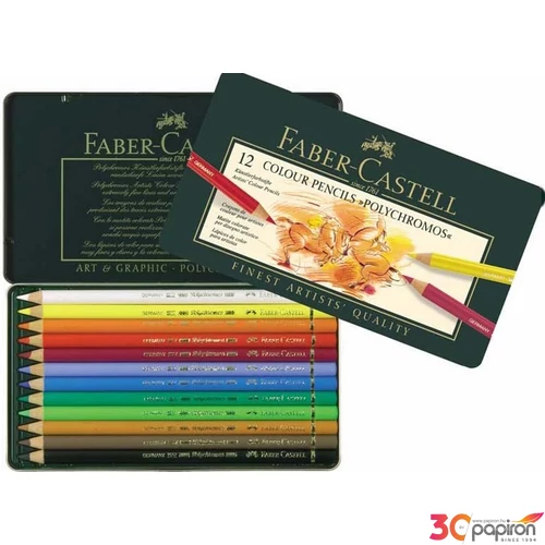 Faber-Castell művészceruza 12db PolyChromos művész színes Art