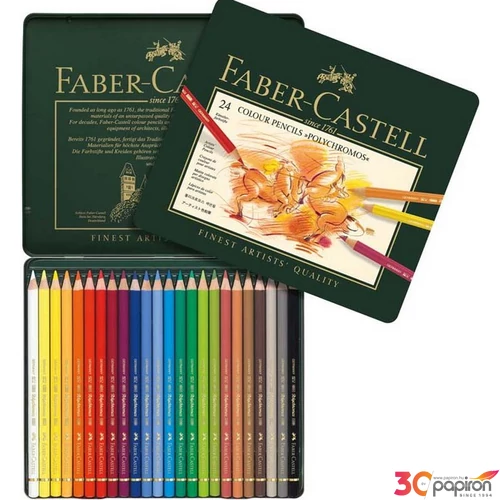 Faber-Castell művészceruza 24db-os AG-PolyChromos művész színes Art