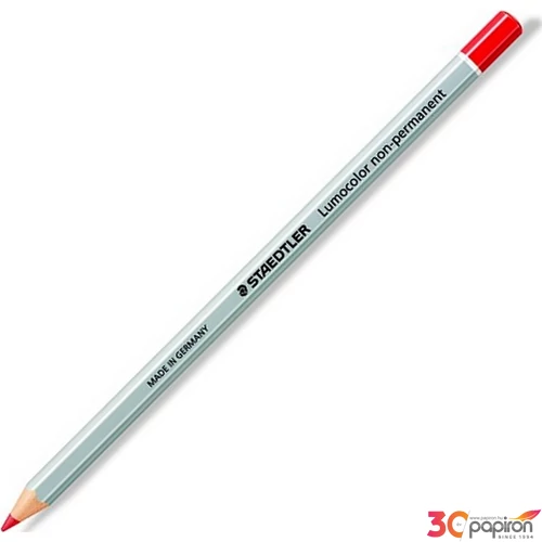 Színes ceruza Staedtler Lumocolor mindenre író, lemosható piros Írószerek STAEDTLER 108-2
