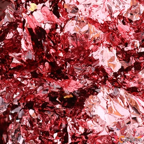 Színes fólia pehely min.1g pink 