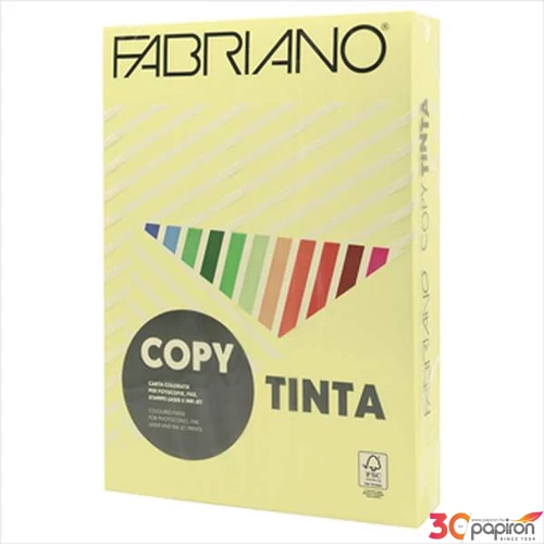 Színes másolópapír Fabriano Copy Tinta pasztell banán sárga A4/80gr 500ív/csom