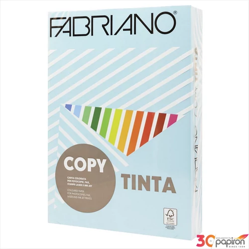 Színes másolópapír Fabriano Copy Tinta pasztell kék/celeste A4/80gr 500ív/csom