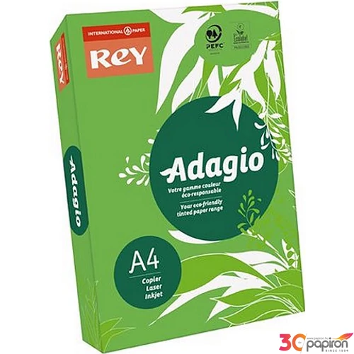 Színes másolópapír Rey Adagi C A4, 80gr élénk inten Mélyzöld/DEEP GREEN LIPAD48IZ