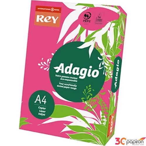 Színes másolópapír Rey Adagio A4, 80gr neon Málna/RASPBERRY LIPAD48NR