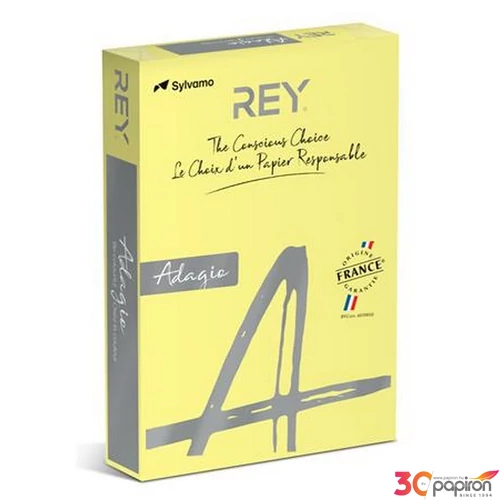 Színes másolópapír Rey Adagio A4, 160gr pasztell sárga LIPAD416PS