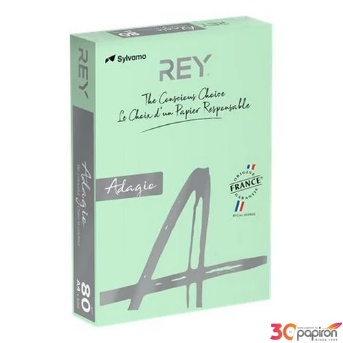 Színes másolópapír Rey Adagio A4, 80gr pasztell Zöld/GREEN LIPAD48PZ