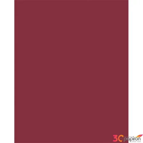 Színes papír A3 130 g 50 lap FOLIA sötétpiros