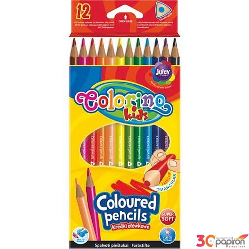 Színes ceruza Colorino Kids 12db háromszögű  51798PTR 1001351