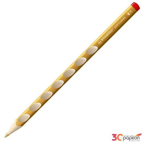 Színesceruza Stabilo háromszögletű, jobbkezes, vastag EASYcolors, arany