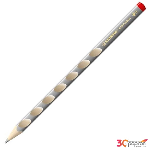 Színesceruza Stabilo háromszögletű, jobbkezes, vastag EASYcolors, ezüst