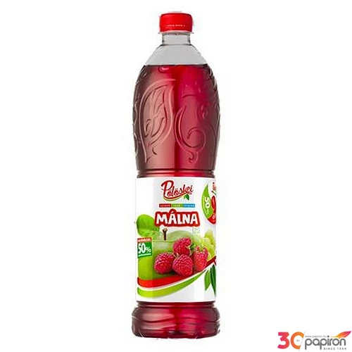 Szörp 0,5 gyümölcstartalom 1 l PÖLÖSKEI málna