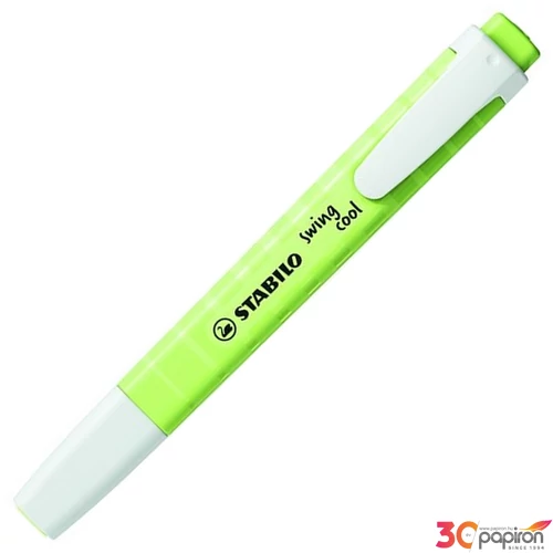 Szövegkiemelő 1-4mm Stabilo Swing Cool Pastel, harmatos lime TST2751338