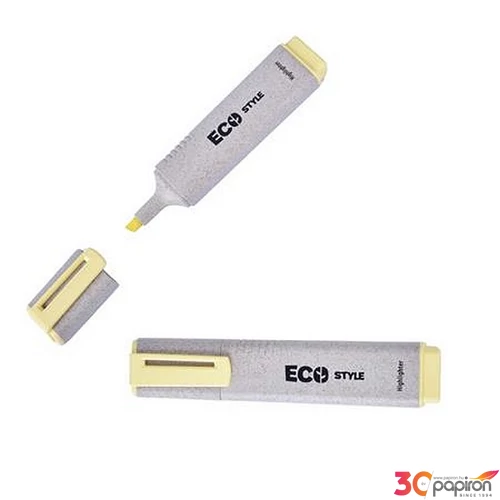 Szövegkiemelő Flexoffice 1-4 mm, HL05 Eco Style, sárga