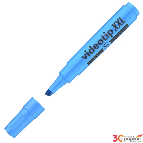 Szövegkiemelő ICO VideotipxXL kék 1-4mm vágott hegyű iskolaszer- tanszer- irodaszer