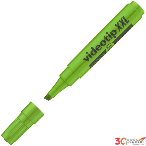 Szövegkiemelő ICO VideotipxXL zöld 1-4mm vágott hegyű iskolaszer- tanszer- irodaszer