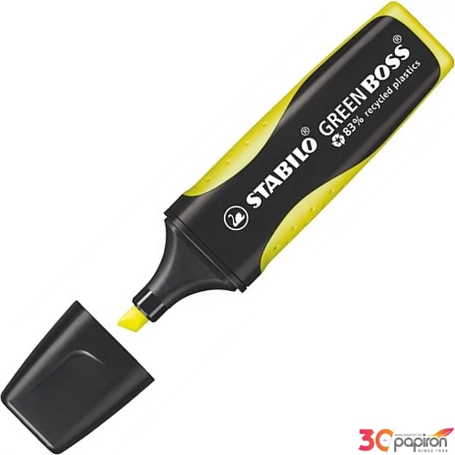 Szövegkiemelő Stabilo Green Boss 2-5mm sárga Írószerek STABILO 6070/24