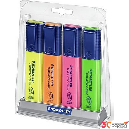 Szövegkiemelő Staedtler Textsurfer Classic 1-5mm 4színű készlet Írószerek STAEDTLER 364 SC4