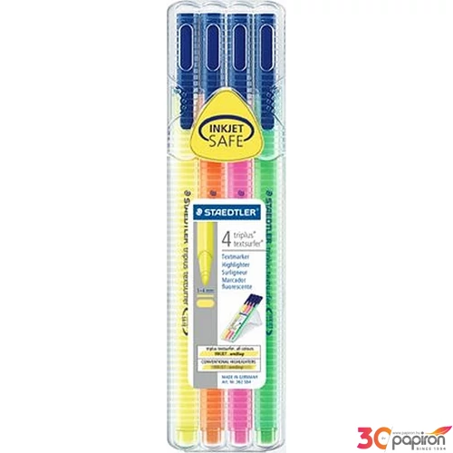 Szövegkiemelő Staedtler Triplus 1-4mm 4színű Írószerek STAEDTLER 362 SB4