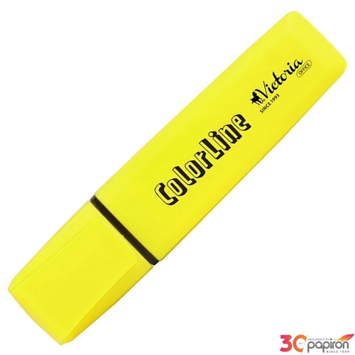 Szövegkiemelő Victoria 1-5mm, ColorLine, sárga TVI322S