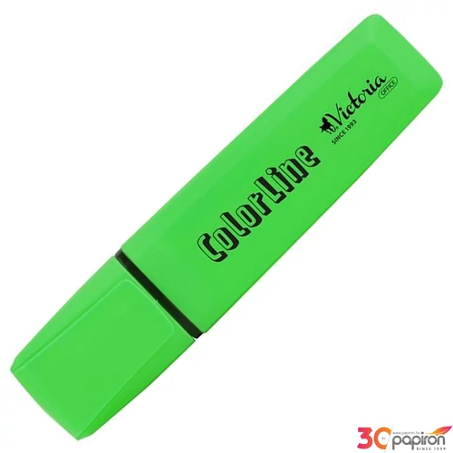 Szövegkiemelő Victoria 1-5mm, ColorLine, zöld TVI322Z