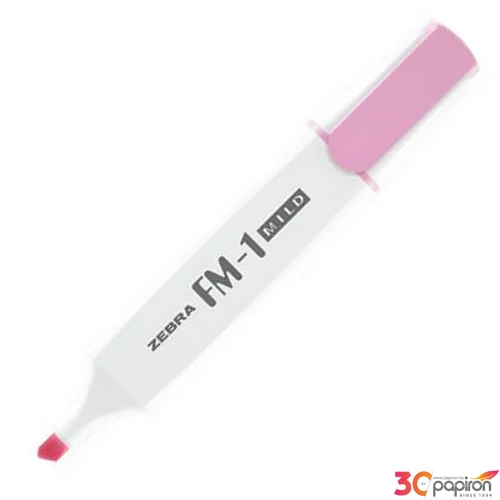 Szövegkiemelő Zebra 3,5 mm, FM-1 Mild, rózsaszín