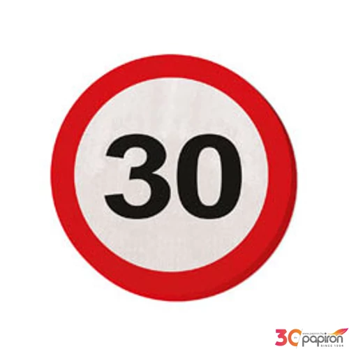 Party szalvéta 30 3rétegű Lépd át a határt sebességkorlátozó 20db/csomag