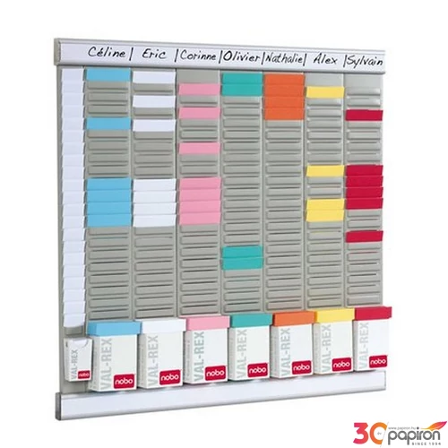 T-kártya tervező kit Nobo Office planner tervezőtábla kiegészítő