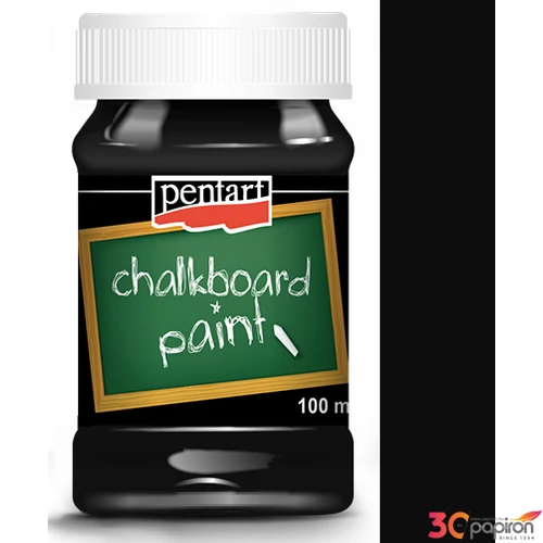 Táblafesték 100ml fekete metál - Pentart
