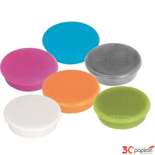 Táblamágnes 32mm Franken 10db/csomag, vegyes színek