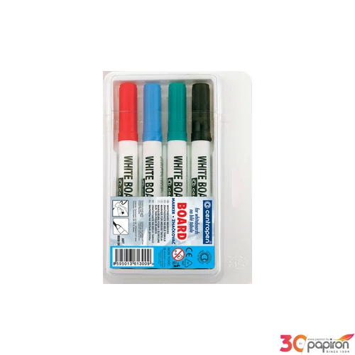 Táblamarker Centropen 8559 4db készlet kerek hegyű táblafilc, táblamarker