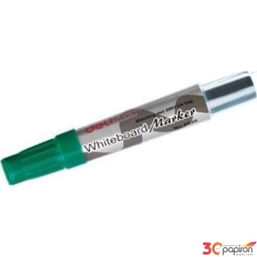 Táblamarker Deli 6820 Whiteboard Marker - Zöld Kerek hegy 3,5 mm, cserélhető betéttel