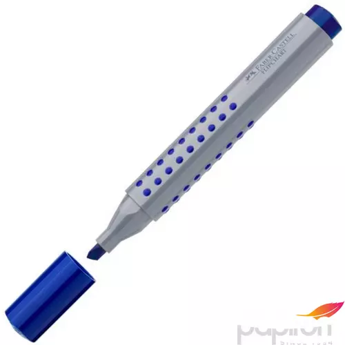 Faber-Castell táblafilc Grip vágott hegyű kék flipchart marker 153551