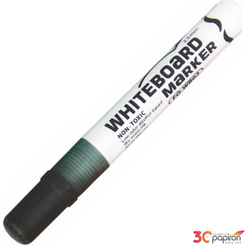 Táblamarker Flexoffice WB02' 2,5mm kerek hegyű fekete Írószerek FLEXOFFICE FO-WB02BLACK