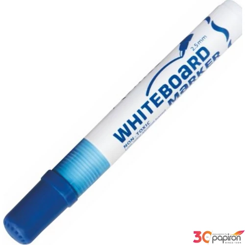 Táblamarker Flexoffice WB02' 2,5mm kerek hegyű kék Írószerek FLEXOFFICE FO-WB02BLUE