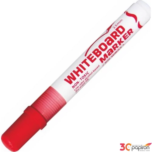Táblamarker Flexoffice WB02' 2,5mm kerek hegyű piros Írószerek FLEXOFFICE FO-WB02RED