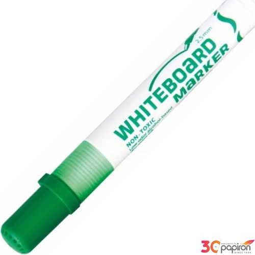 Táblamarker Flexoffice WB02' 2,5mm kerek hegyű zöld Írószerek FLEXOFFICE FO-WB02GREEN
