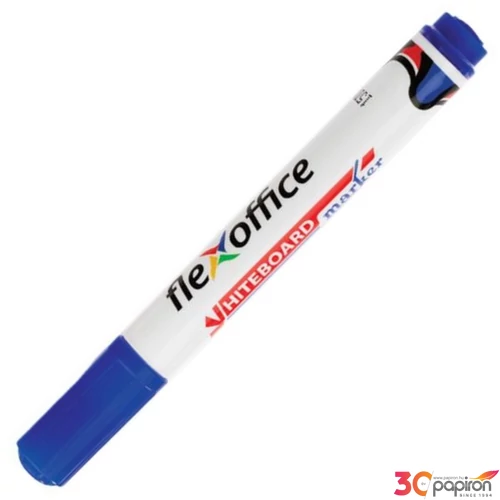 Táblamarker Flexoffice WB03' 2,5mm kerek hegyű kék Írószerek FLEXOFFICE FO-WB03BLUE
