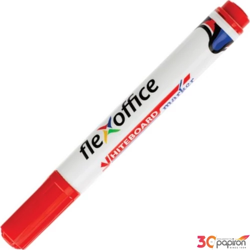 Táblamarker Flexoffice WB03' 2,5mm kerek hegyű piros Írószerek FLEXOFFICE FO-WB03RED