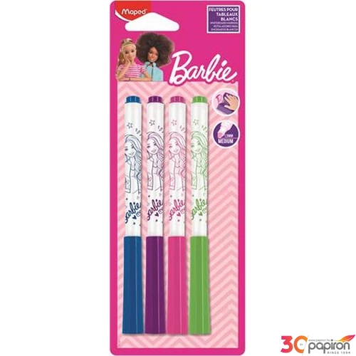 Táblamarker készlet Maped 1,5mm, Barbie, 4 különböző szín IMAB741300