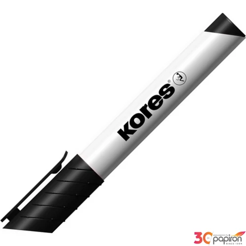 Tábla- flipchart marker Kores K-Marker 1-3mm kerek hegyű fekete Írószerek KORES 20830