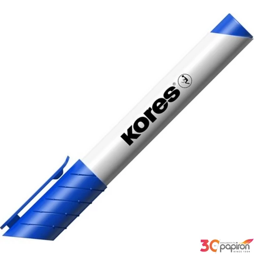Tábla- flipchart marker Kores K-Marker 1-3mm kerek hegyű kék Írószerek KORES 20833