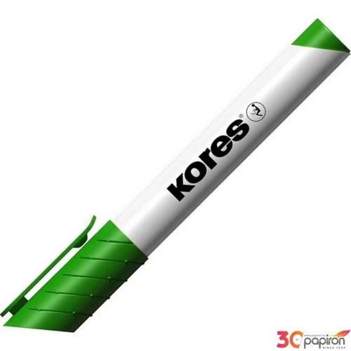 Tábla- flipchart marker Kores K-Marker 1-3mm kerek hegyű zöld Írószerek KORES 20835