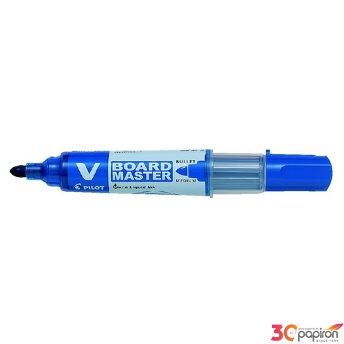 Táblamarker patronos Pilot V-Board Maste 2, 3mm kerek hegyű kék Írószerek PILOT WBMA-VBM-M-L-BG