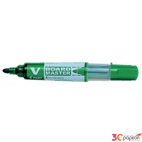 Táblamarker patronos Pilot V-Board Maste 2, 3mm kerek hegyű zöld Írószerek PILOT WBMA-VBM-M-G-BG